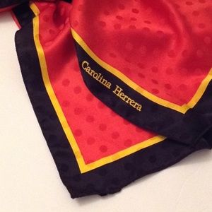 Carolina Herrera 100% Silk Scarf